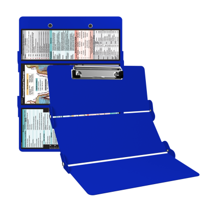 WhiteCoat Clipboard® Trifold - Blue Occupational Therapy Edition